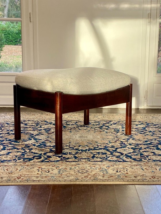 Image 1 of Fauteuil & Ottoman Hans Olsen – Vatne Møbler (Danemark, 1960s) Palissandre