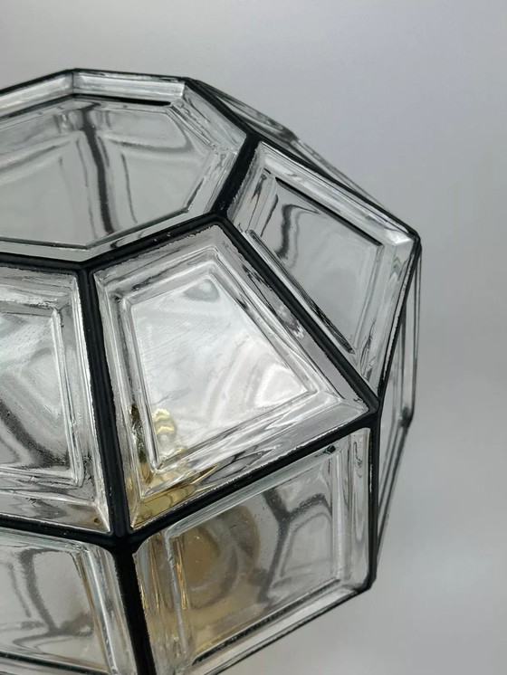 Image 1 of Lampada da soffitto anni &#39;60 e &#39;70 Limburgo Germania vetro Space Age Design