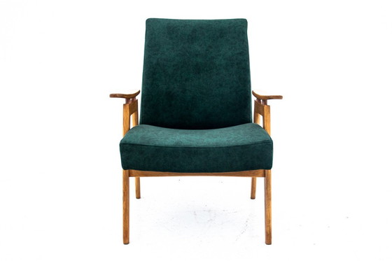 Image 1 of Deux fauteuils verts vintage par Jaroslav Šmídek pour Jitona, Tchécoslovaquie, années 1960