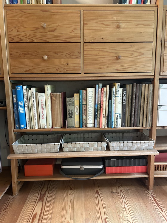 Grande Librerie in stile danese con cassetti degli anni '60/'70 – Lundia, Wood (photo 4 of 5)