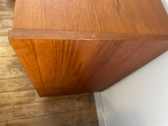 Image 1 of Vintage Scandinavische teakhouten ladekast met 4 laden