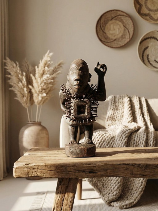 Nagelfetisch der Nkisi Nkonde, Kongo-Volk, Kongo, Mitte des 20. Jahrhunderts