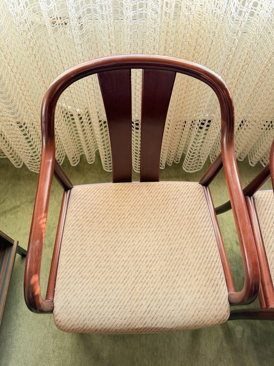 Image 1 of 6x "Asiana" chairs designed by Oswald J. Beck for Casala