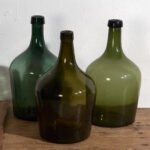 Damigiane verdi antiche (c.1920). Set di 3 pezzi #23 – Bicchieri e caraffe, Glass (photo 6 of 10)