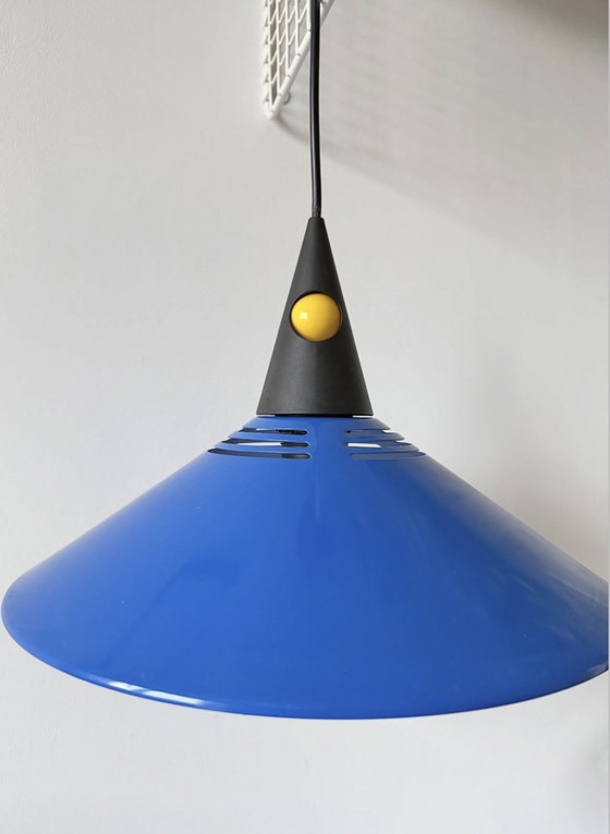 Image 1 of Lampada a sospensione vintage in stile Memphis di Brilliant