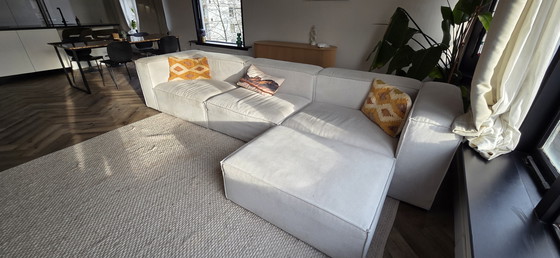 Image 1 of Divano angolare modulare Lennon (4 posti) con pouf - Westwing