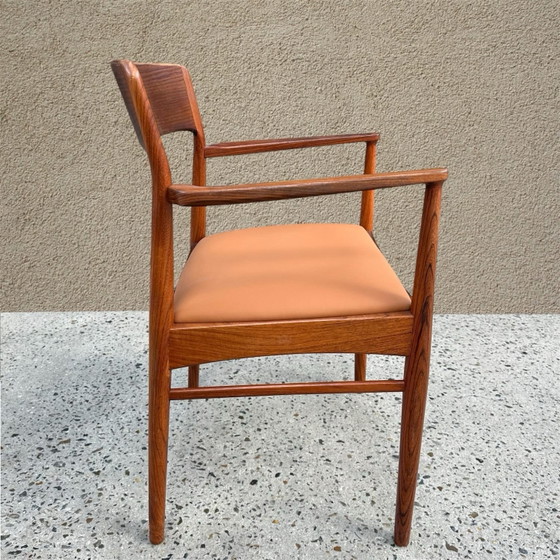 Pair of Rio rosewood armchairs by Henning Kjaernulf, 1960, Side chairs, Brown (photo 6 of 10)