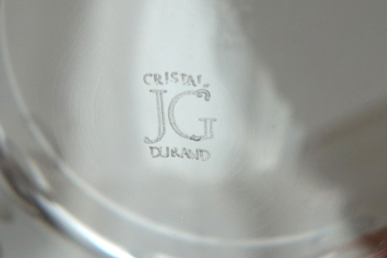 Image 1 of 6 heavy crystal whisky glasses by JG Durand