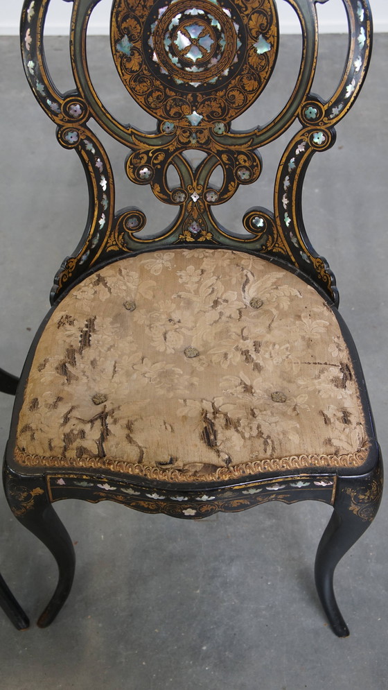 Image 1 of 2 x Mother of Pearl Chair