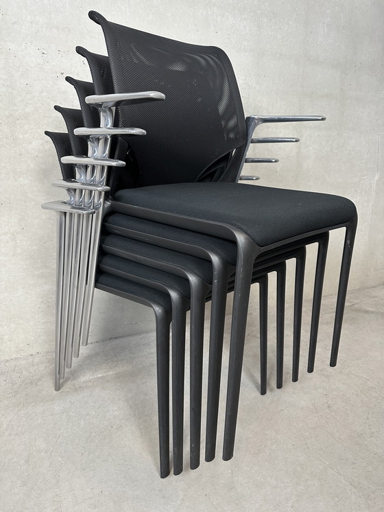 Image 1 of 5x chaises Vitra 'MedaSlim' - Alberto Meda