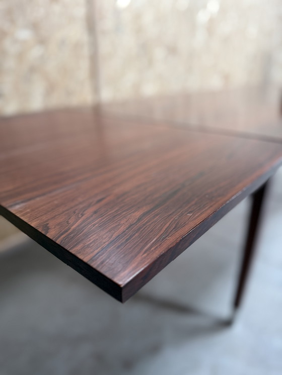 Image 1 of Scandinavische vintage uitschuifbare eettafel uit 1960