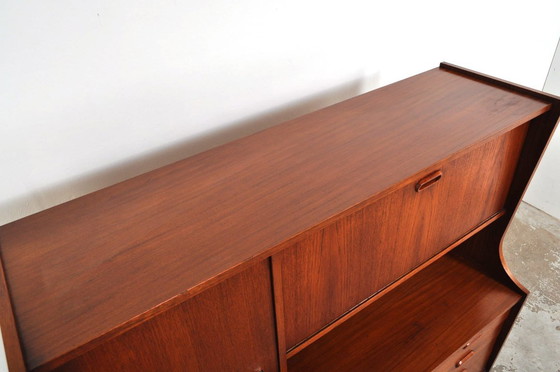 Image 1 of Vintage medium highboard in teak, 1960s