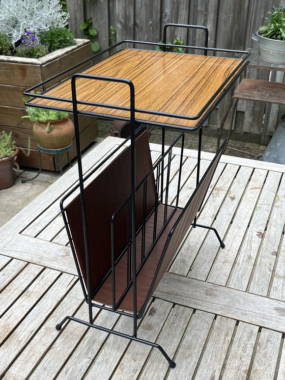 Image 1 of Table de lutrin vintage à armature métallique | 1950-1960 | Très bon état !