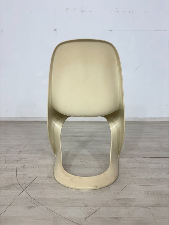 1x Casalino Casala Chair / Dining Chair / Garden Chair – Vintage Space Age – Plastic (photo 4 of 5)