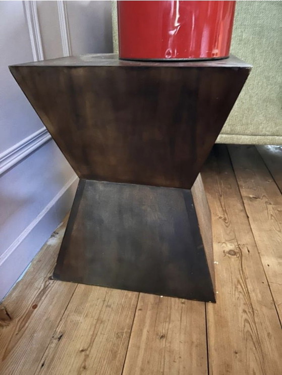 Image 1 of Vintage sculptural pedestal | brutalist postmodern jaren 70