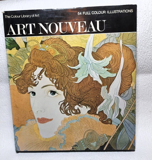 (W037) Hermoso libro Art Nouveau (La biblioteca del arte en color)