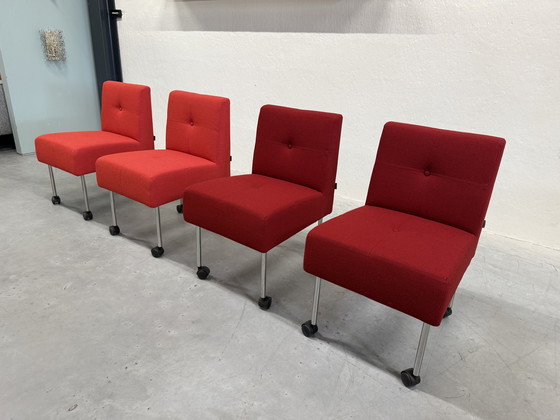 Image 1 of 4 Gelderland 7714 Sedia Button Sedia design in tessuto