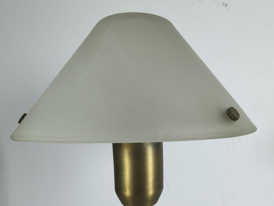 Image 1 of 2 Minimalist table lamps with alabaster glass