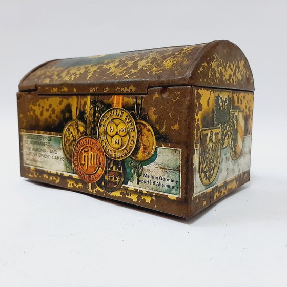 Image 1 of Vintage German tin box