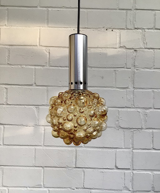 Mid - Century 70S Bubble Glass Pendant Light