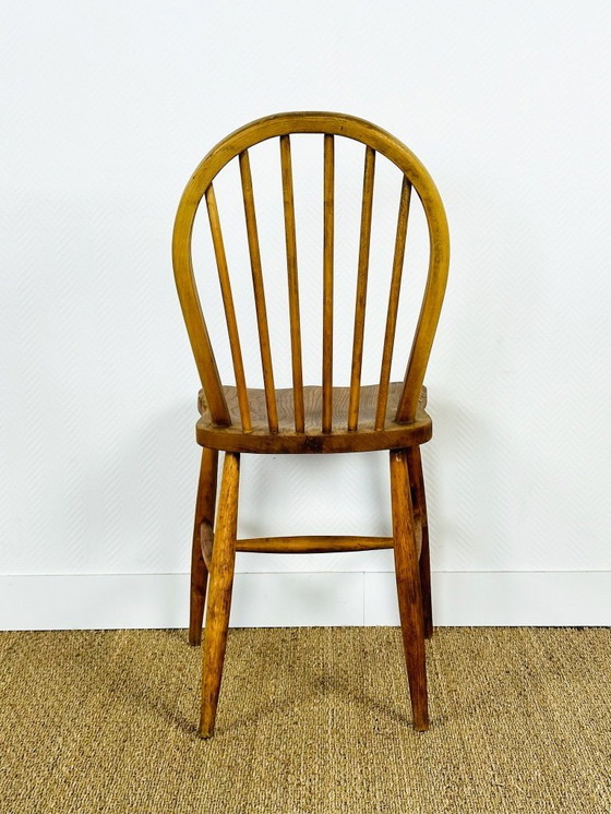 Image 1 of Sedia Windsor vintage in rovere e olmo, 1960