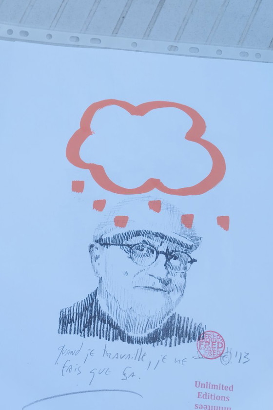 David Hockney - Handsignierte digitale Lithografie 30 x 40 cm 1/1 – Kunst, Paper (photo 5 of 5)