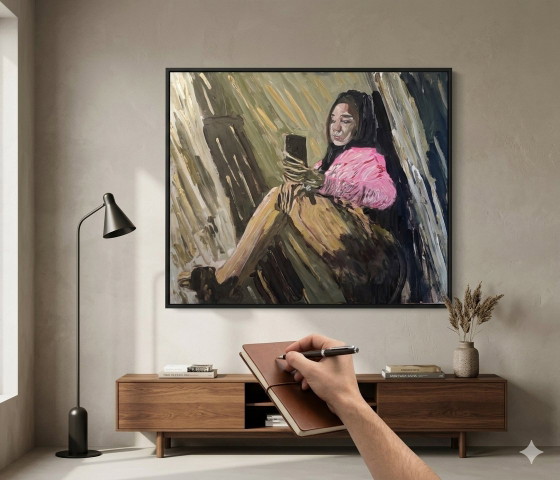 Image 1 of Artwork "Selfie" by Th. G. Kellnberger
