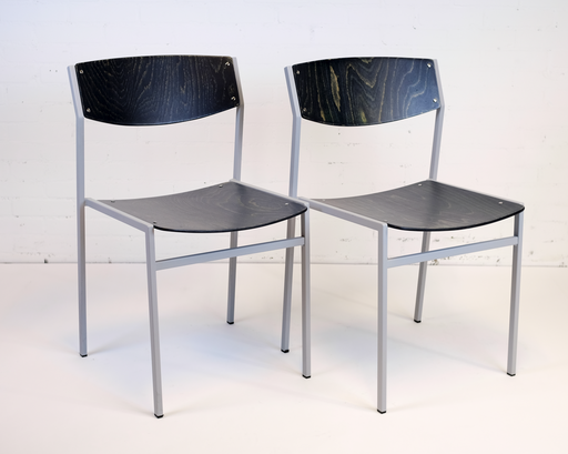 4x Gijs Van Der Sluis Dining Chairs