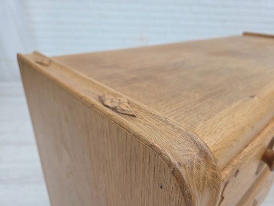 Image 1 of Cómoda danesa, década de 1970, madera de roble, original en buen estado.