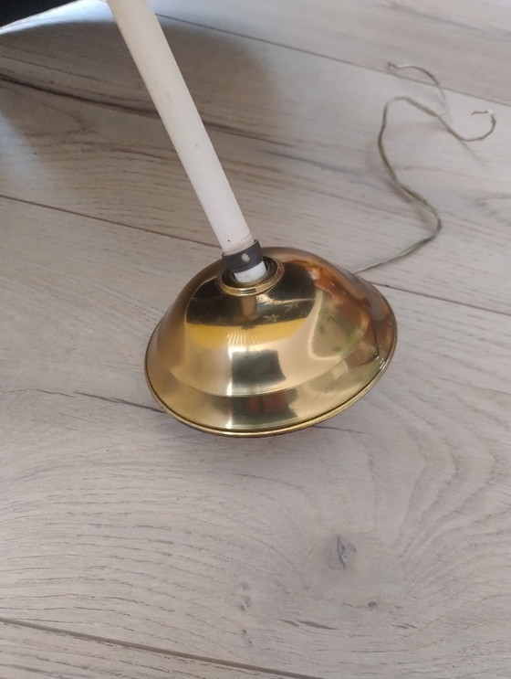 Image 1 of Plafonnier vintage en verre des années 50 et 60