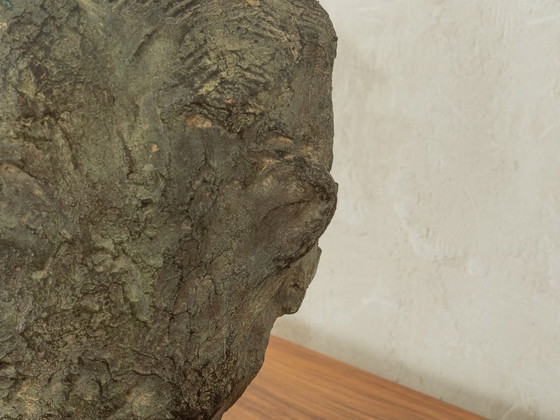 Image 1 of Unique bronze sculpture of Helmut Kohl, Vintage
