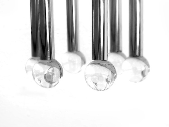 Image 1 of Sciolari Italia lampada da soffitto sfera di cristallo design space age anni '70 modernismo