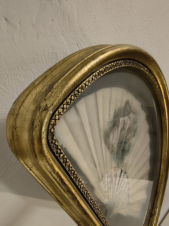 Ventaglio d'Epoca in Madreperla e Seta – Oggetti decorativi, Glass, Wood (photo 5 of 7)