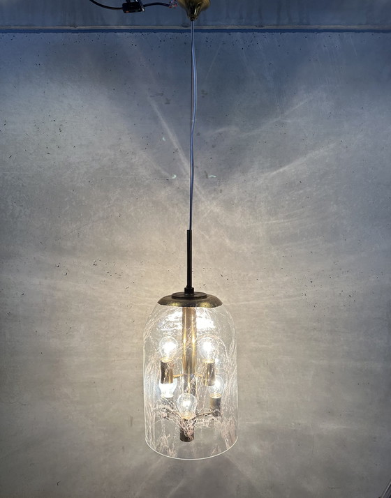 Image 1 of Vintage hanging lamp - Doria Leuchten 1960's