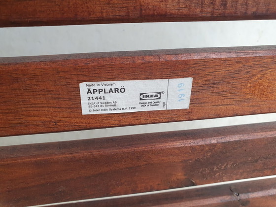 Äpplarö (Ikea) bijzettafel, 43 x 40 x 40 cm – Metaal, Hout (photo 6 of 6)