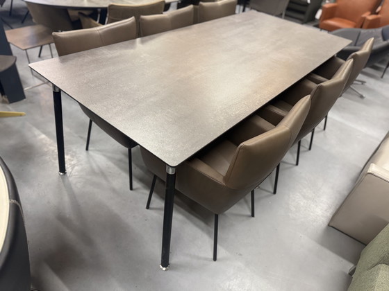 Image 1 of Tavolo da pranzo in ceramica Bree's New World Shape 220x100