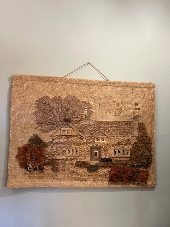 Tapisserie vintage maison de campagne – Décorations murales, Textile, Wool (photo 2 of 11)