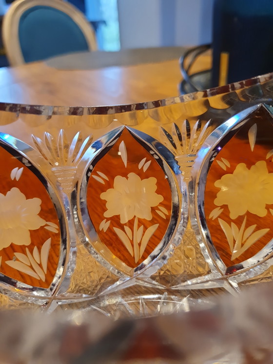 Image 1 of Boheemse kristallen snoepschaal