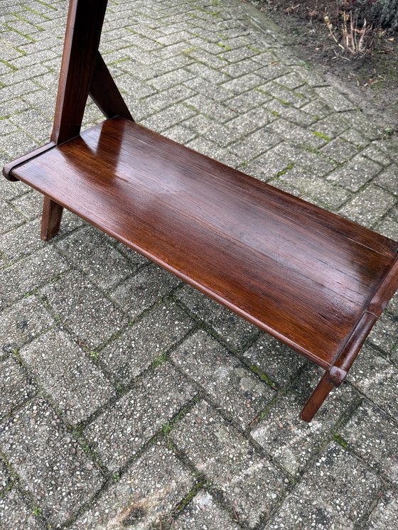 Image 1 of Table d'appoint en bois vintage milieu du siècle