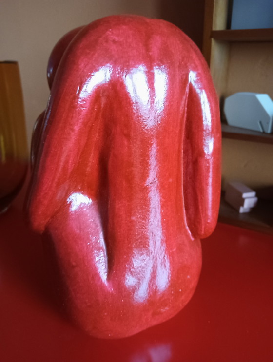Image 1 of Desnudo femenino rojo