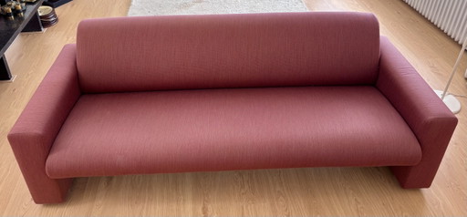 Artifort 3-Seater Sofa C691-3, Upholstered Fabric Balder 19/71, Terra-Brique – banken, Metal, Textile