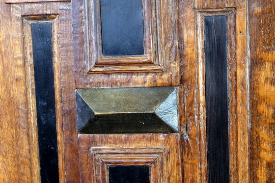 Image 1 of Hollandse 17de eeuwse Toogkast eikenhout