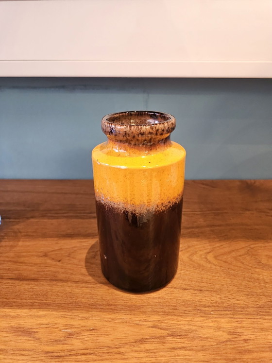 Scheurich Germania Ovest Vaso 203-18 Marrone Arancione – Vasi, Ceramica (photo 3 of 5)