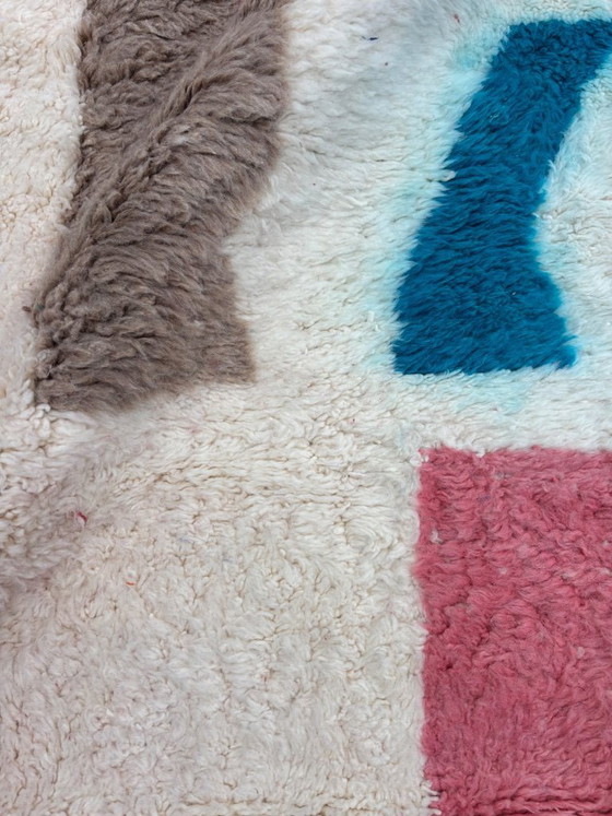 Image 1 of Moroccan Rug Handmade Wool Rug Azilal Rug Berber Rug Abstract Rug Boho Rug Colorful Rug Modern Designer Rug