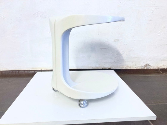 Image 1 of Plastic theewagen, bijzettafel, Space Age-design, jaren 70