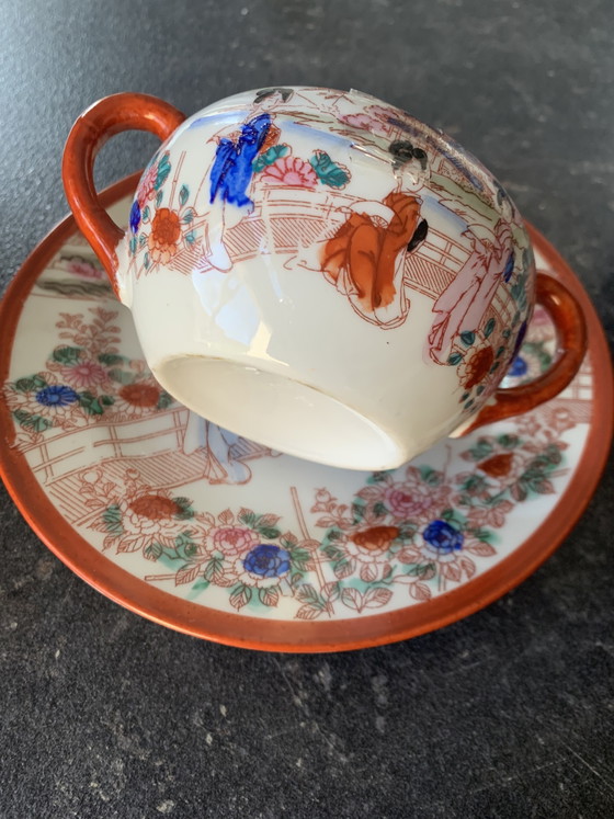 Théière – vintage Japans, Art de la table, Metal, Porcelain (photo 6 of 12)