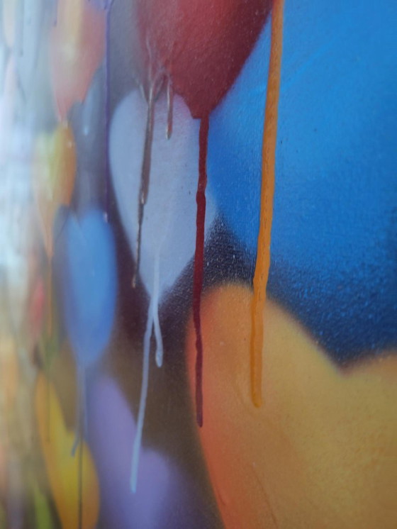 Image 1 of Spraypainting Gemälde "Le 3e Orgasme" von Arsh Mandrome 80x60cm