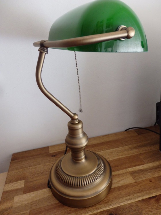 Lampe de Banquier, Style Ministère I – Lampes de lecture, Glass (photo 7 of 8)