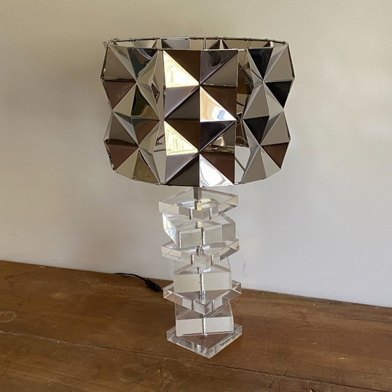 Image 1 of Vintage lamp. 1970. Plexiglas. Space age. 