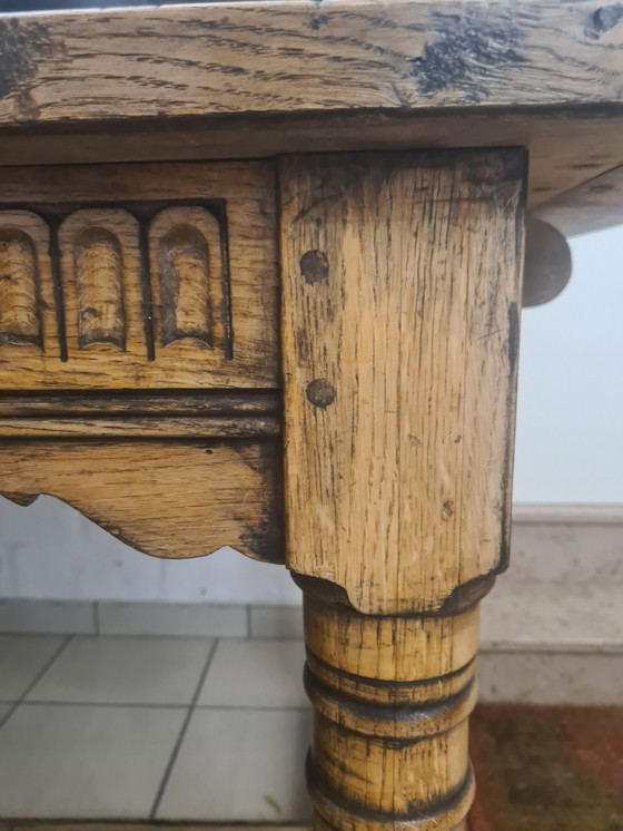 Image 1 of Table en chêne avec rallonges